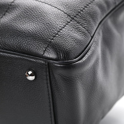 Chanel Caviar Square Stitched Large Tote Black 10 of 13