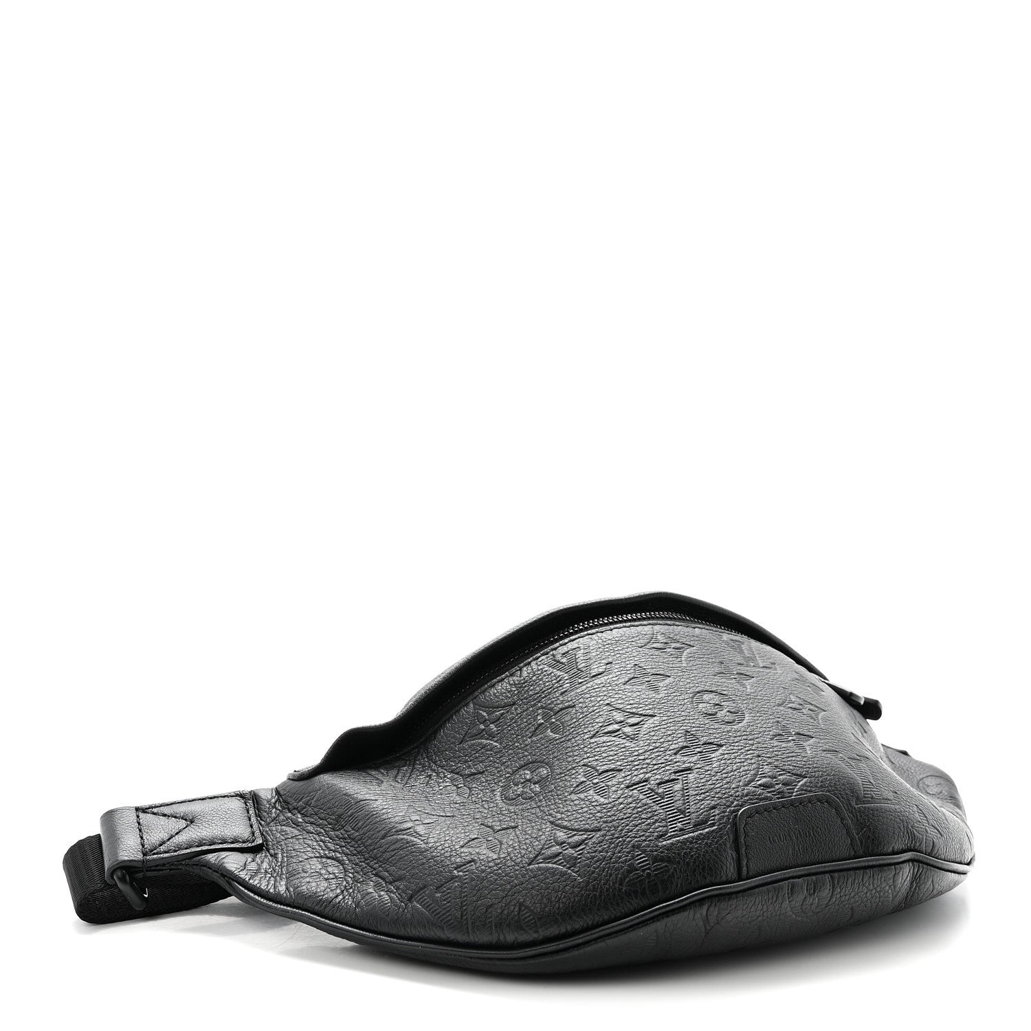 Louis Vuitton Calfskin Monogram Shadow Discovery Bumbag Black 4 of 10