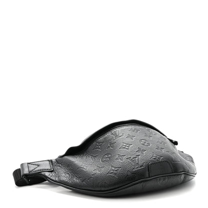 Louis Vuitton Calfskin Monogram Shadow Discovery Bumbag Black 4 of 10