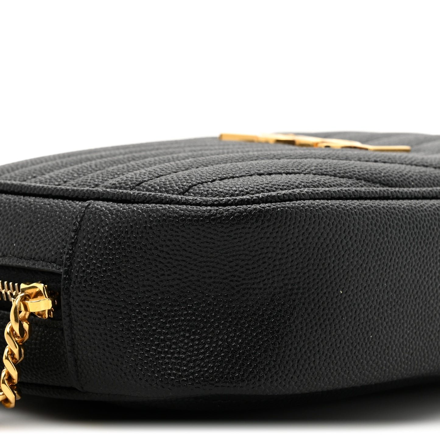 Grain De Poudre Matelasse Monogram Mini Lou Camera Bag Black
