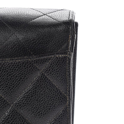 Chanel Caviar Quilted Briefcase Laptop Bag Black 15 of 17