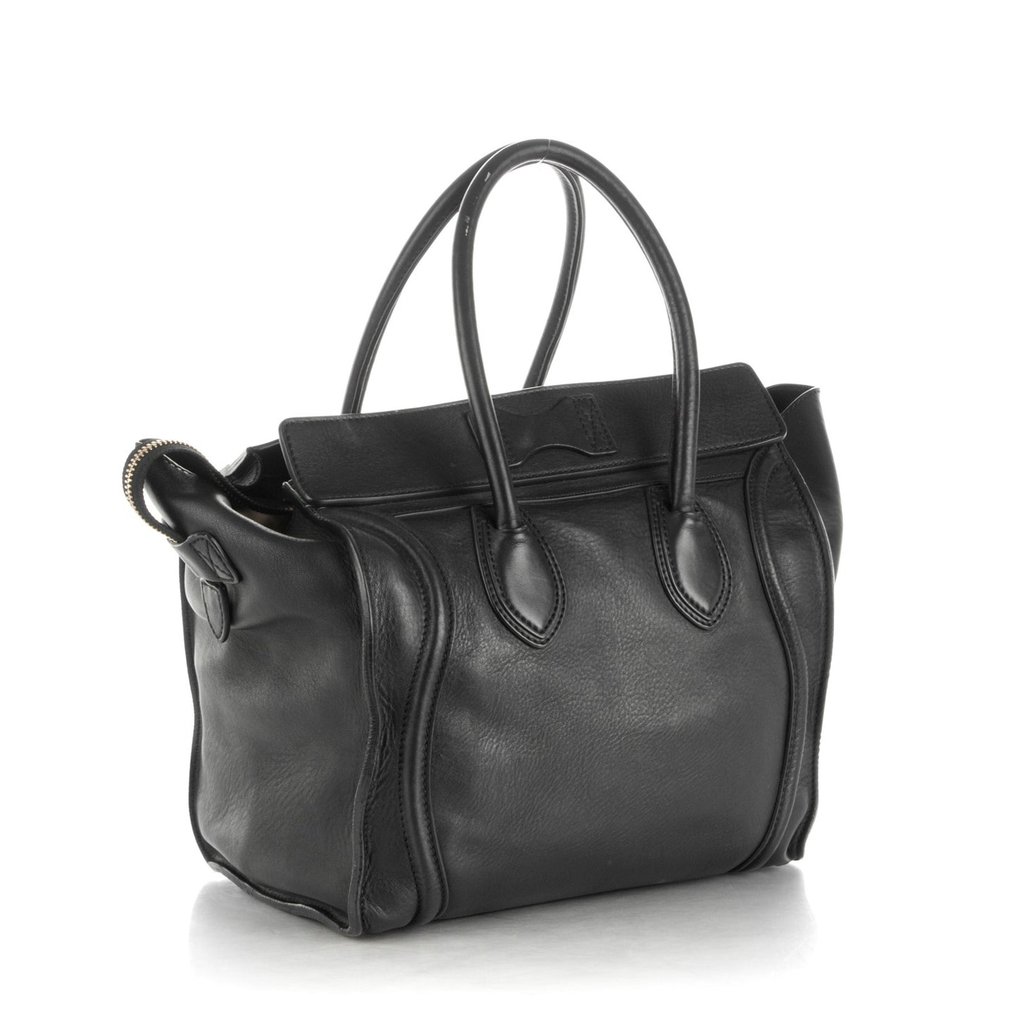 Smooth Calfskin Mini Luggage Black