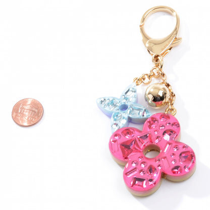 Louis Vuitton Resin Strass Glam Flower Bag Charm 2 of 6