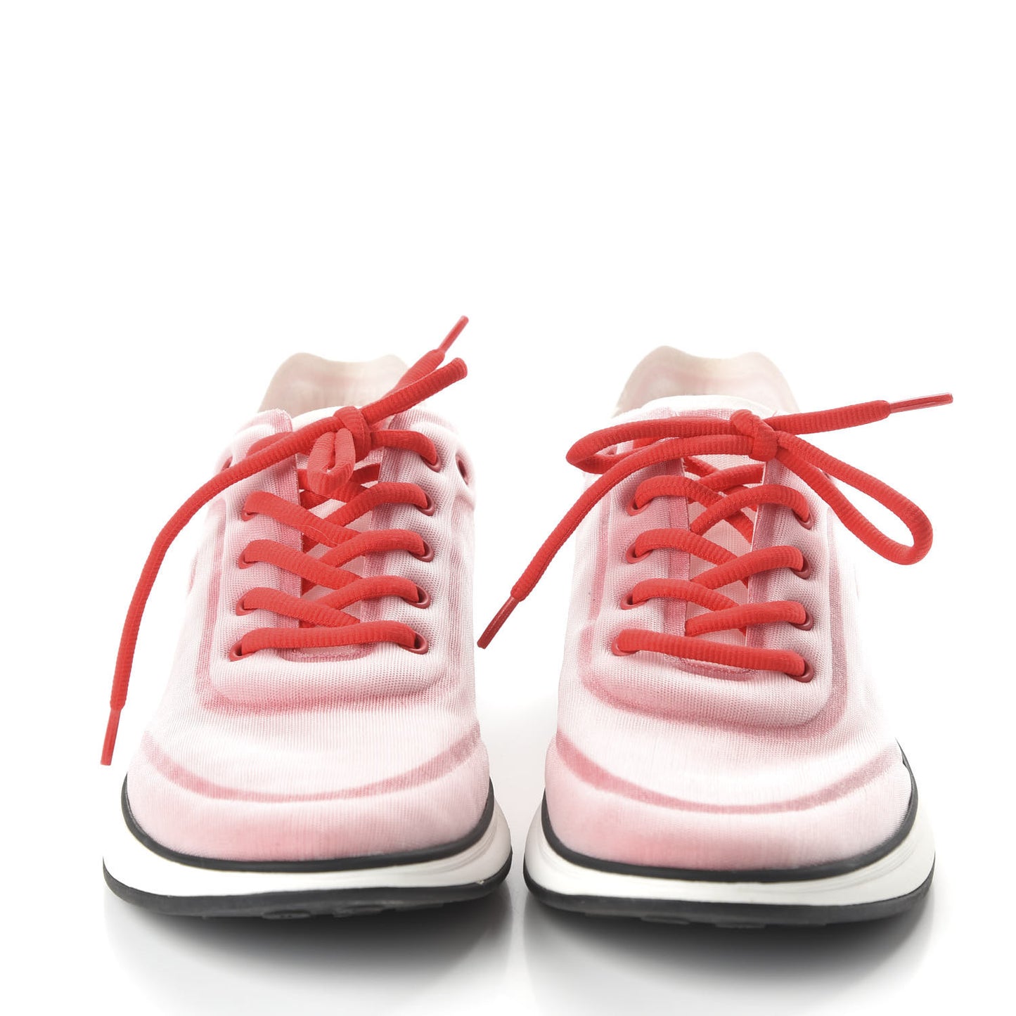 Lycra Fabric CC Sneakers 42 White Red