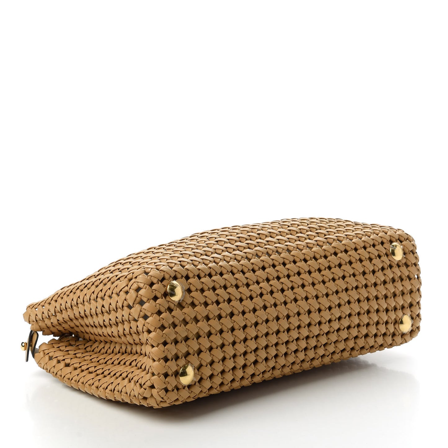 Nappa Matisse Intreccio Medium Peekaboo Iconic Satchel Durian