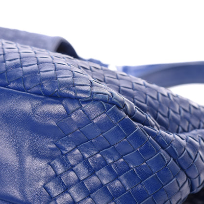 Bottega Veneta Nappa Intrecciato Medium Campana Hobo Atlantic Blue 12 of 13