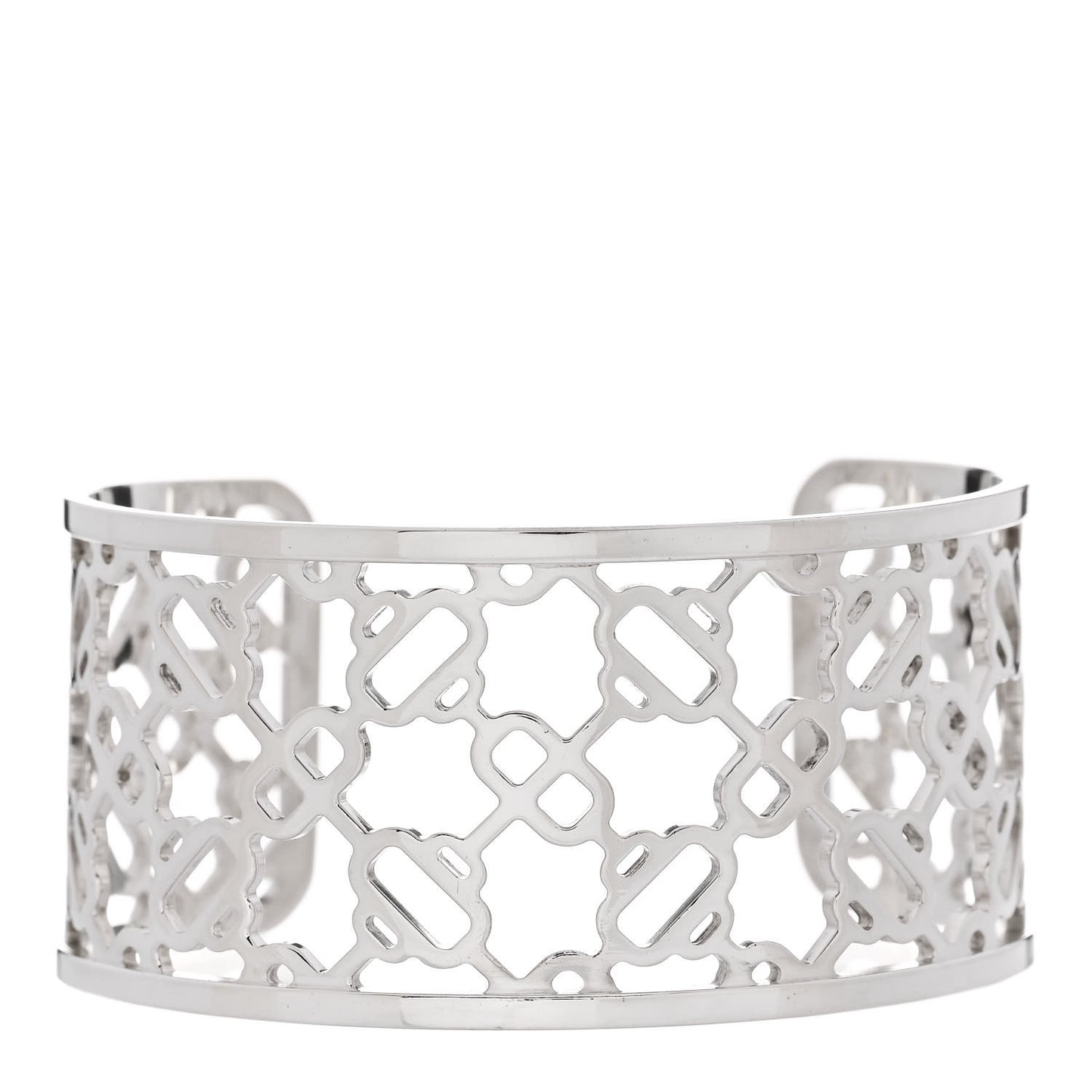 Sterling Silver Passerelle Chaine d'Ancre Cuff Bracelet