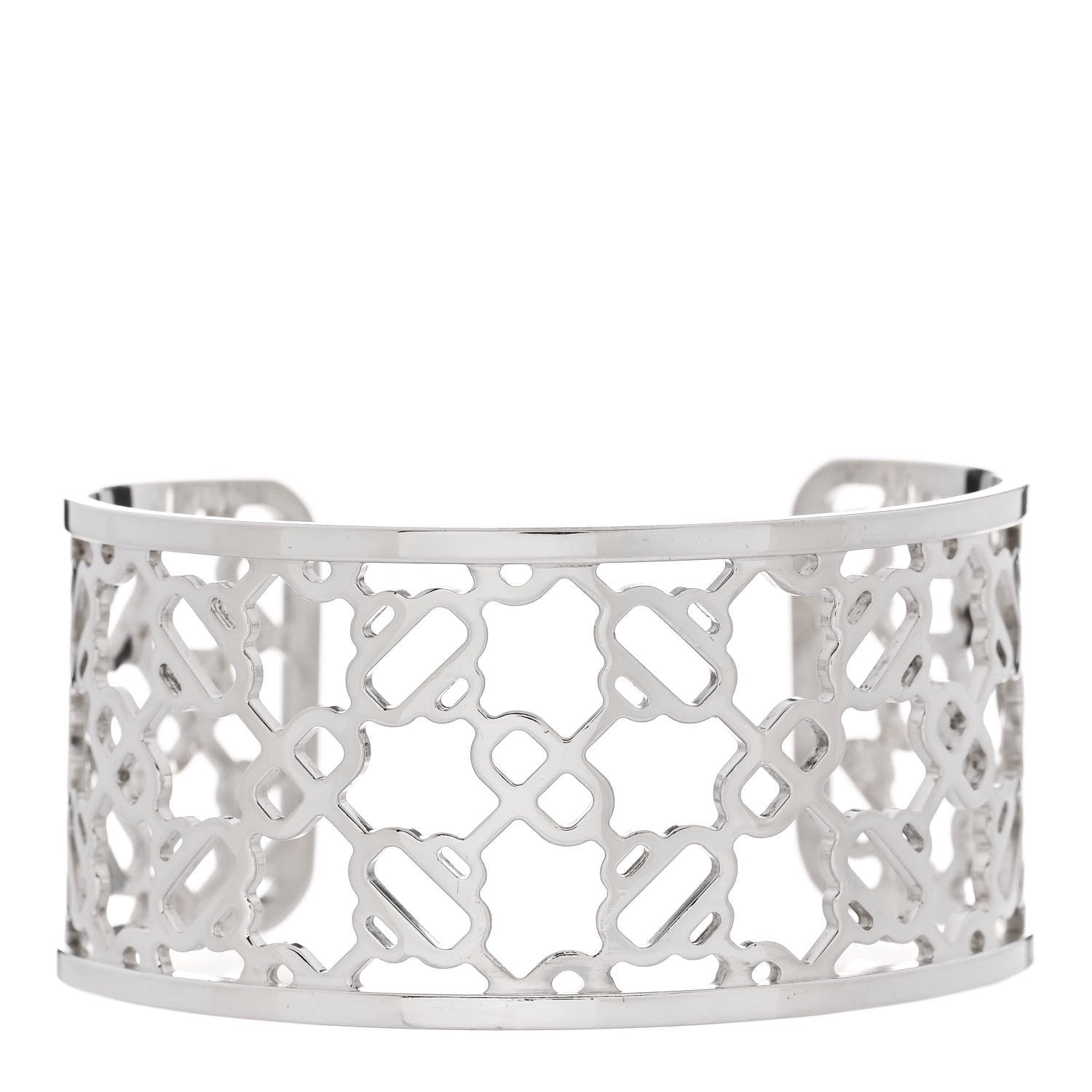 Hermes Sterling Silver Passerelle Chaine d'Ancre Cuff Bracelet 1 of 5