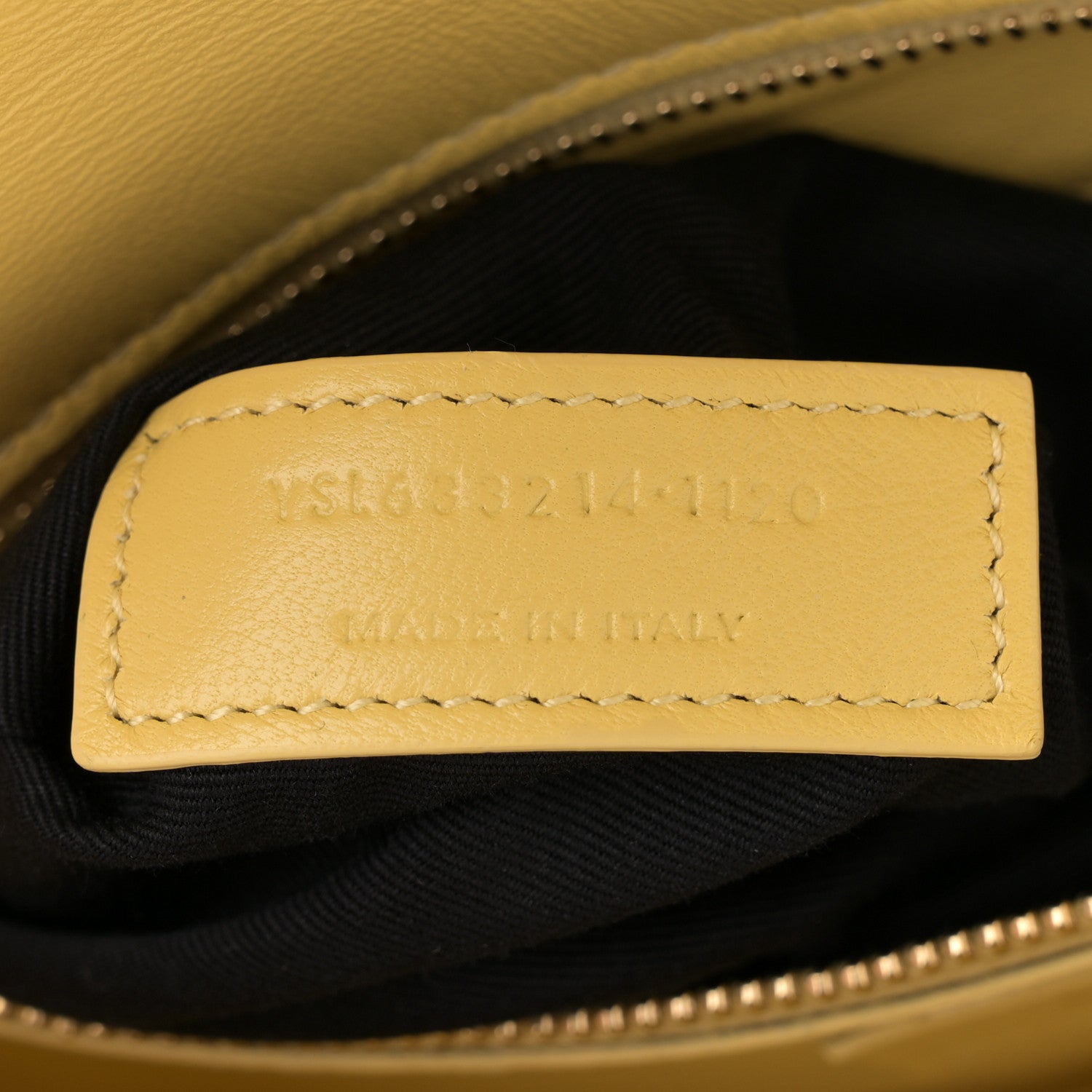 Saint Laurent Smooth Calfskin Carre Satchel Paille 7 of 13