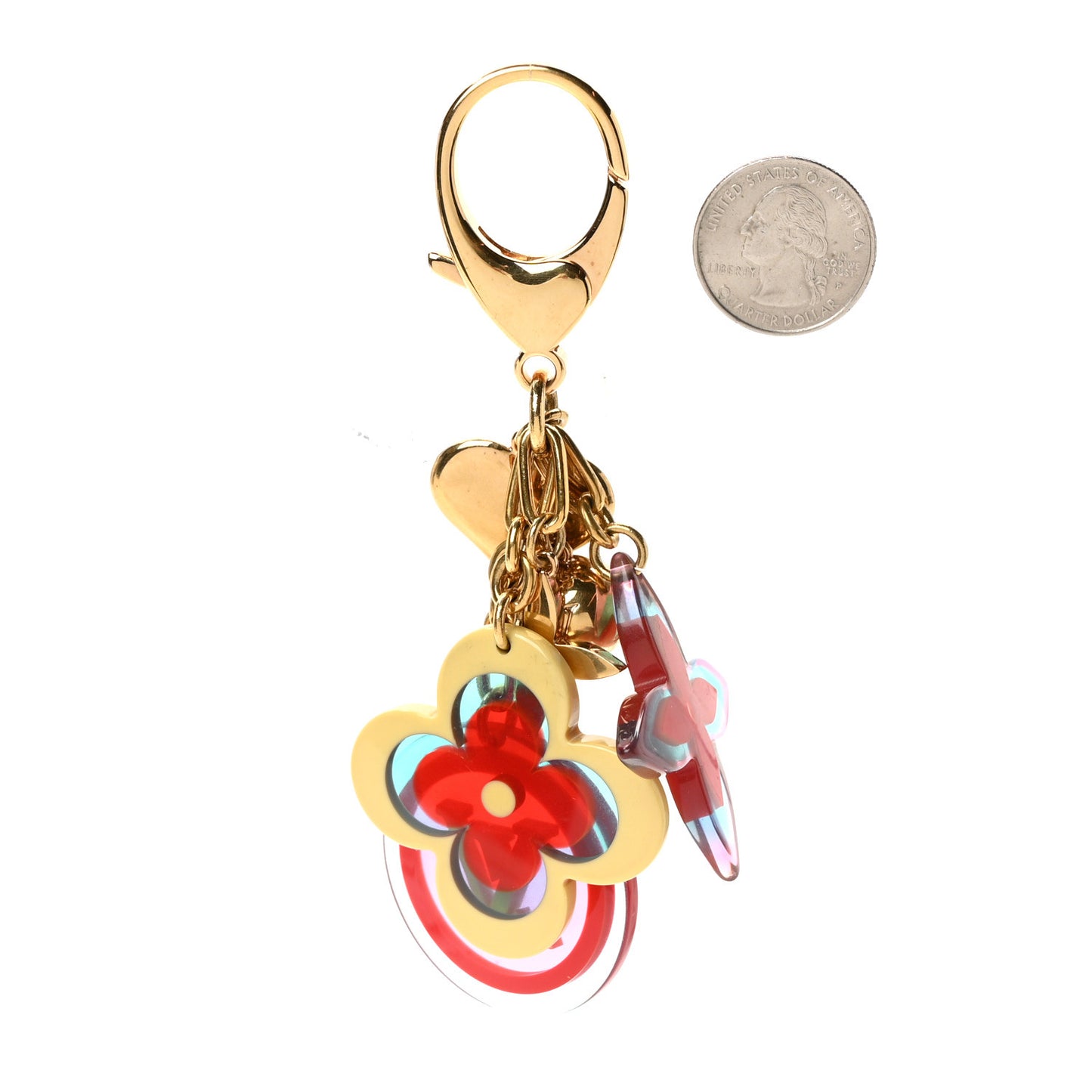 Resin Candy Fleurs Bag Charm Multicolor