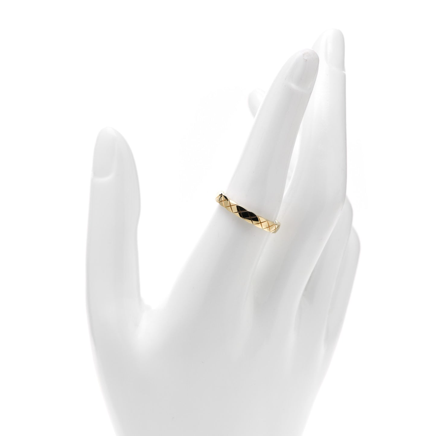 18K Yellow Gold Mini Coco Crush Ring 56 7.5