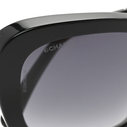 Chanel Acetate Butterfly Winter Pearl Sunglasses 5339-H-A Black 7 of 8