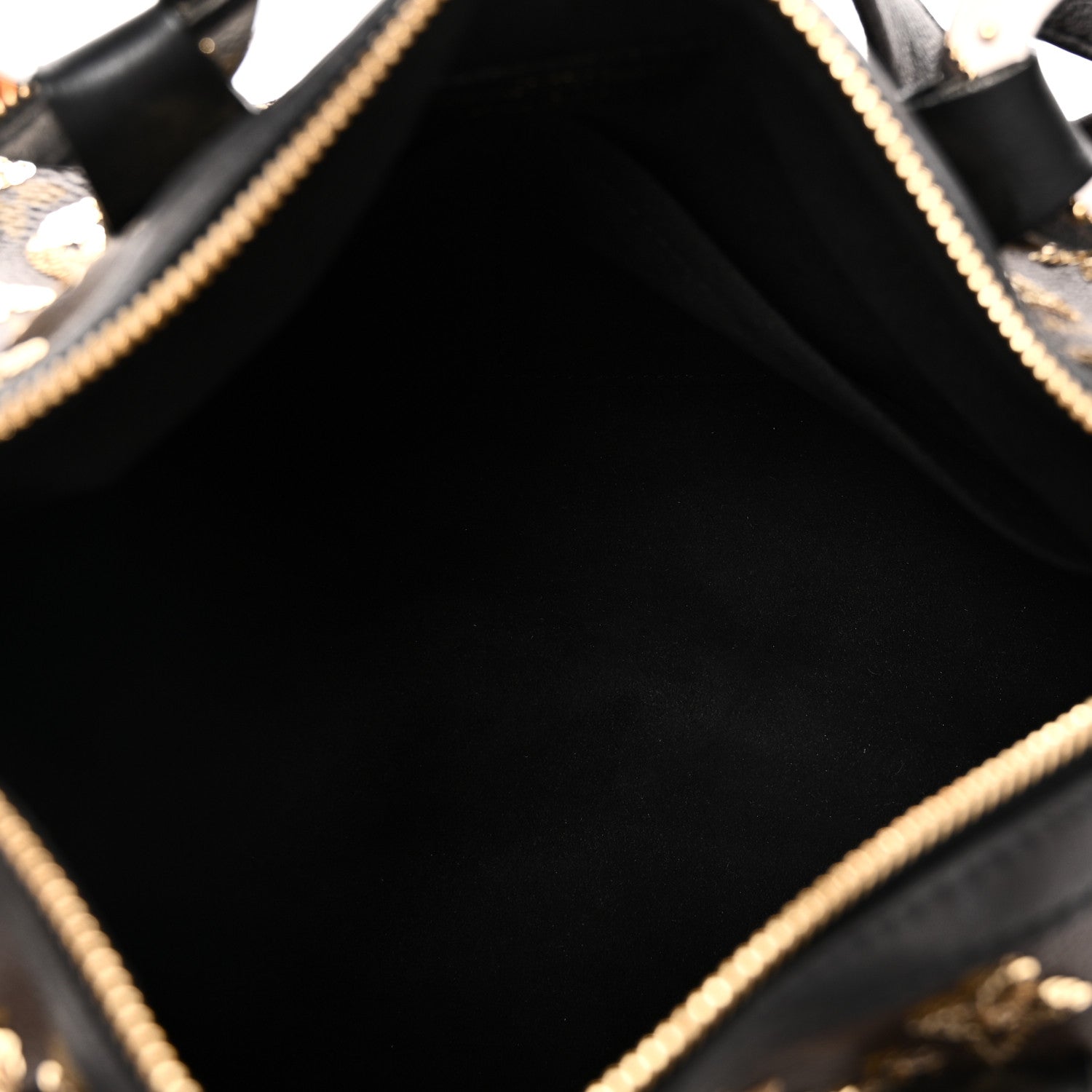 Louis Vuitton Monogram Sequins Eclipse Speedy 28 Gold 5 of 9