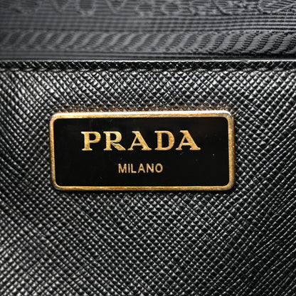 Prada Saffiano Lux Medium Galleria Double Zip Tote Black 6 of 18