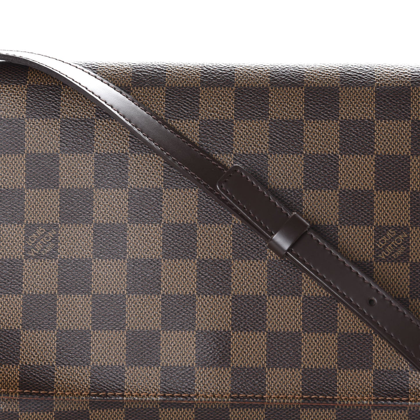 Damier Ebene Musette Tango Long Strap
