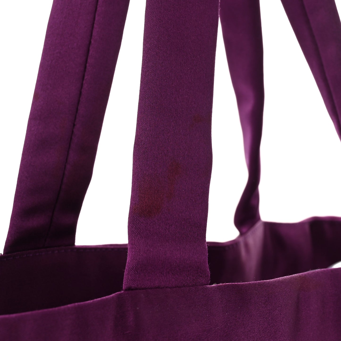 Satin Sequin Thats Love Tote Violet