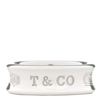 Tiffany Sterling Silver 1837 Band Ring 52 6 1 of 4