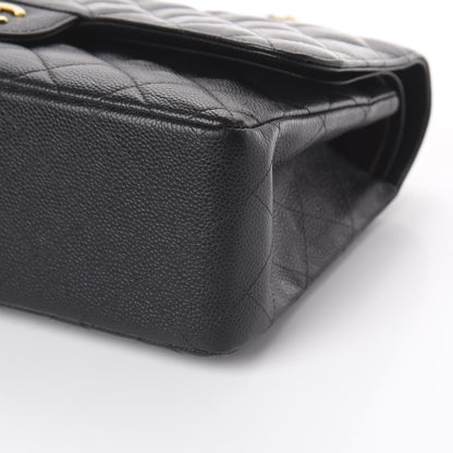 Chanel Caviar Quilted Jumbo Double Flap Black 10 of 11