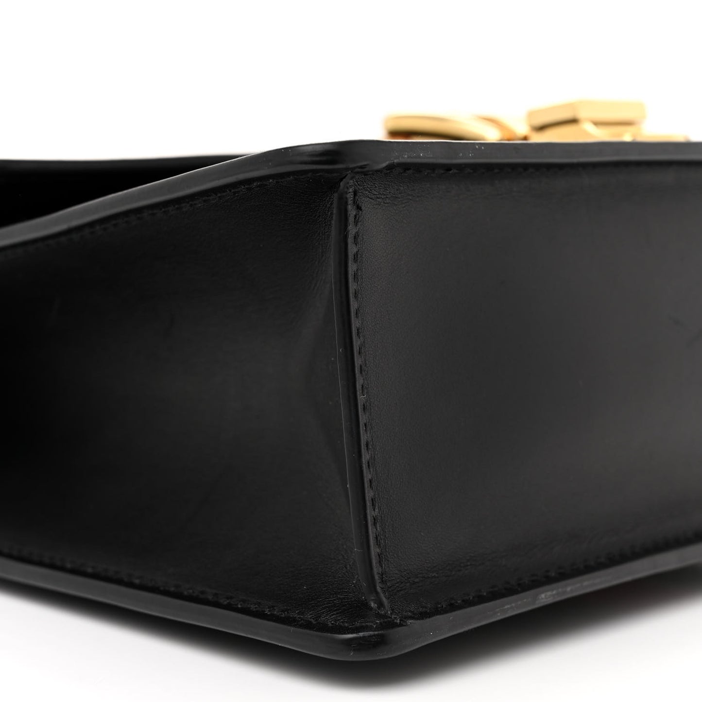 Calfskin Small Sylvie Shoulder Bag Black