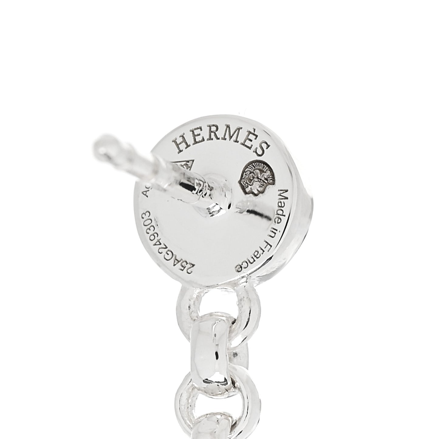 Sterling Silver Chaine d'ancre Alea II Dangle Earrings