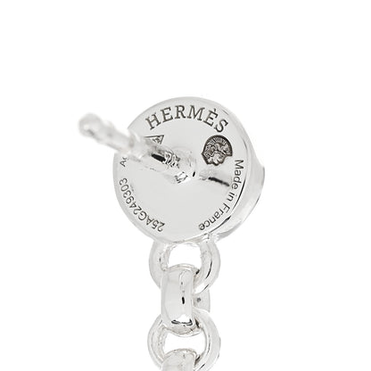 Hermes Sterling Silver Chaine d'ancre Alea II Dangle Earrings 4 of 5