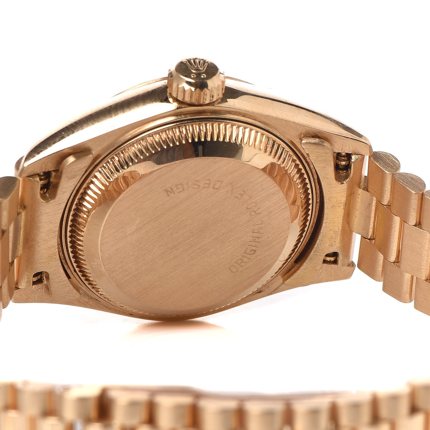Rolex 18K Yellow Gold Diamond 26mm Datejust President Watch Champagne 69178 5 of 8
