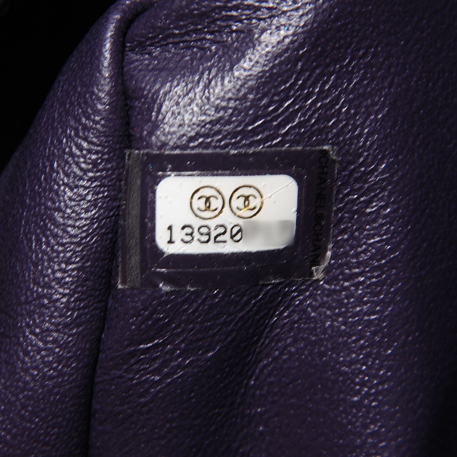 Chanel Patent Quilted Jumbo Single Flap Dark Purple 8 of 8