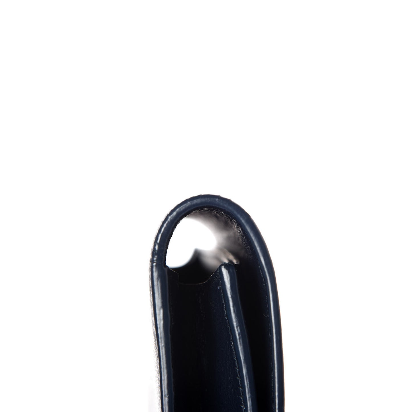 Calfskin Large Belle De Jour Clutch Deep Marine