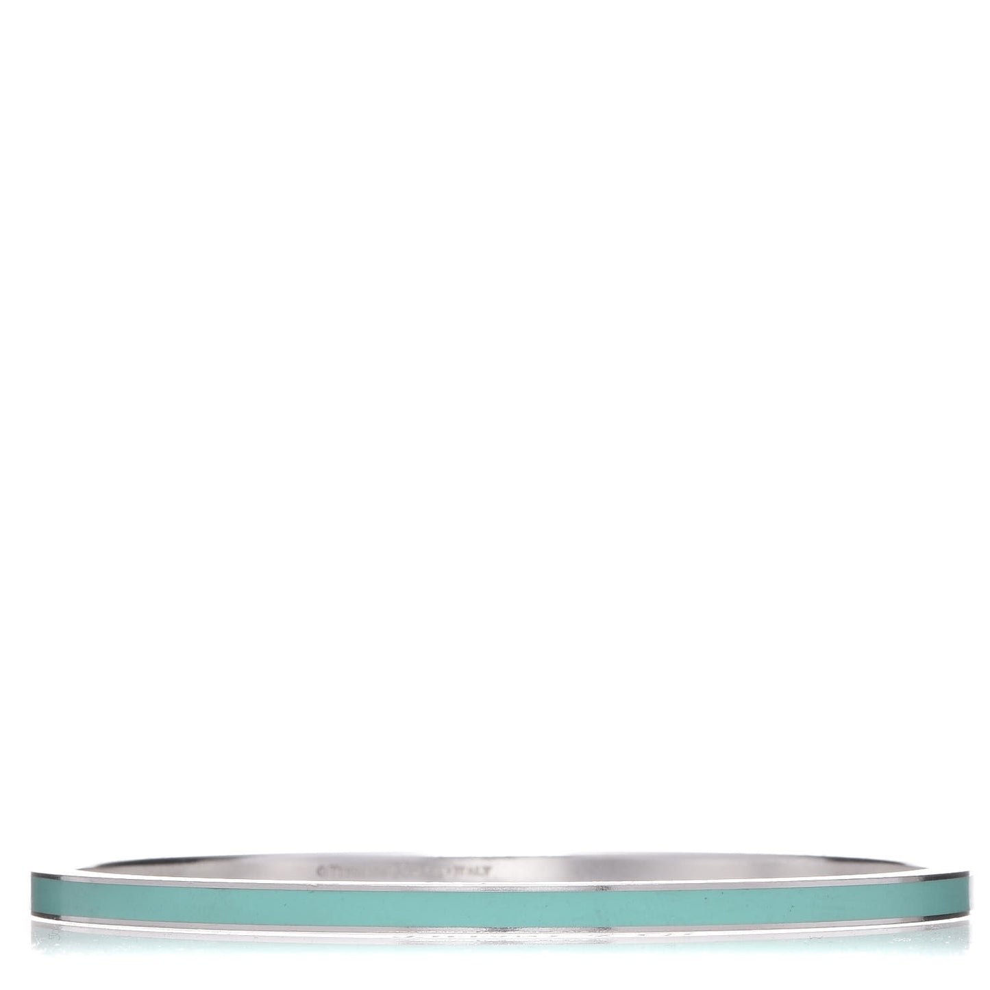 Sterling Silver Enamel Bangle Bracelet Blue