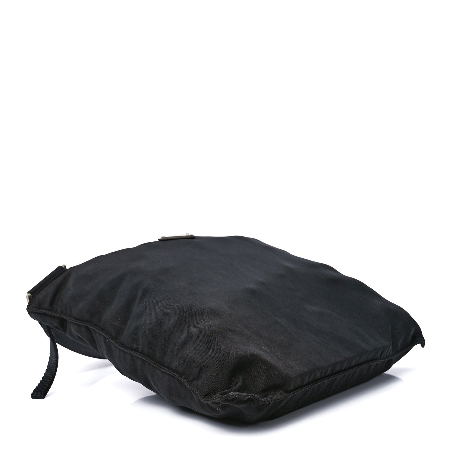 Prada Tessuto Nylon Flat Messenger Bag Black 4 of 11