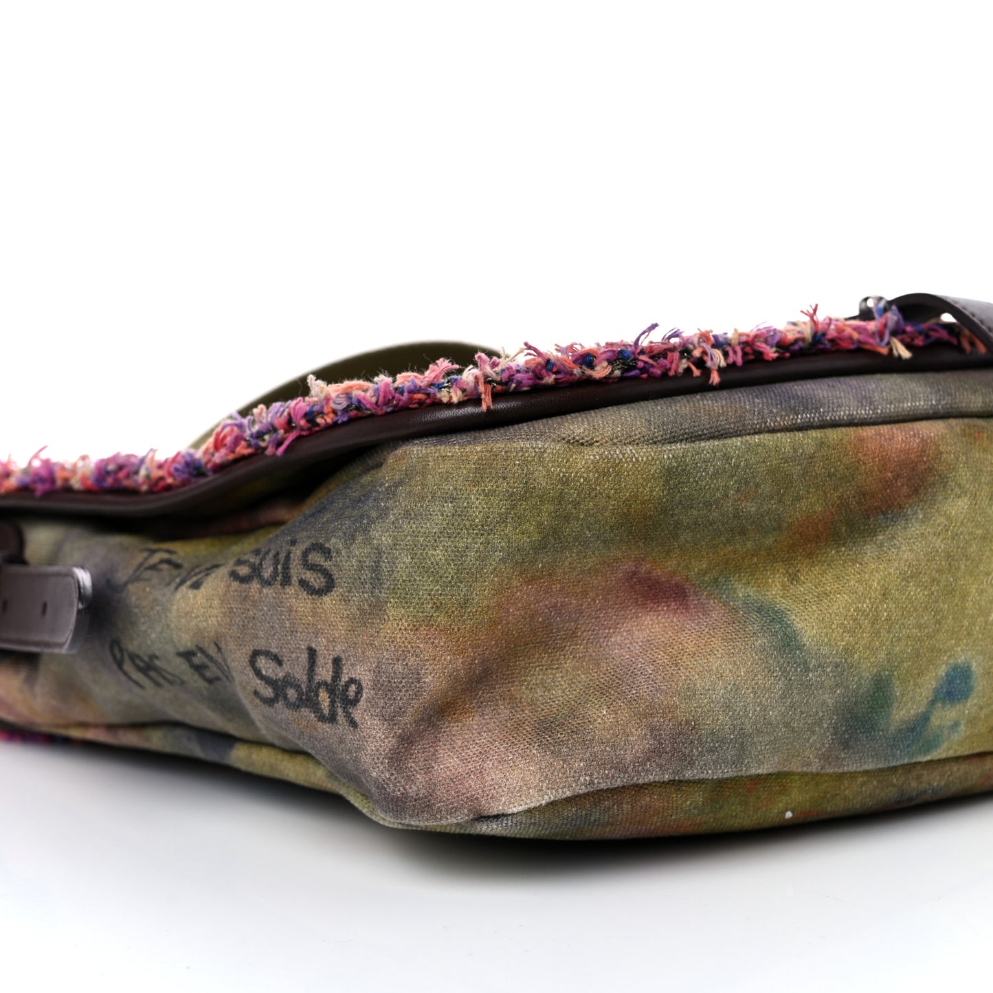 Washed Toile Graffiti On The Pavements Messenger Khaki Multicolor