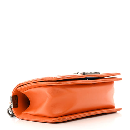 Chanel Snakeskin Small Boy Flap Orange 4 of 11