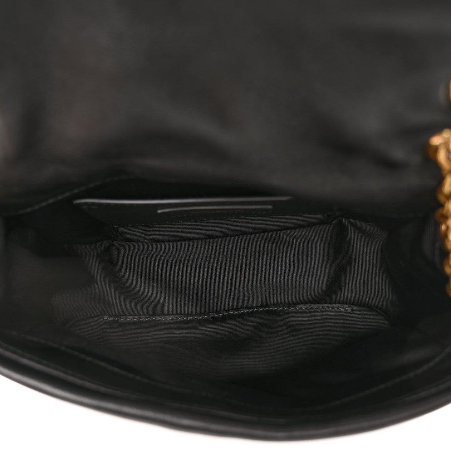 Lambskin Matelasse Monogram Mini Jamie 4.3 Black