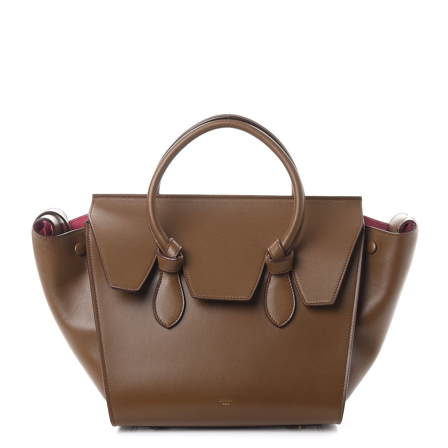 Celine Palmelato Calfskin Mini Tie Knot Tote Camel 1 of 8