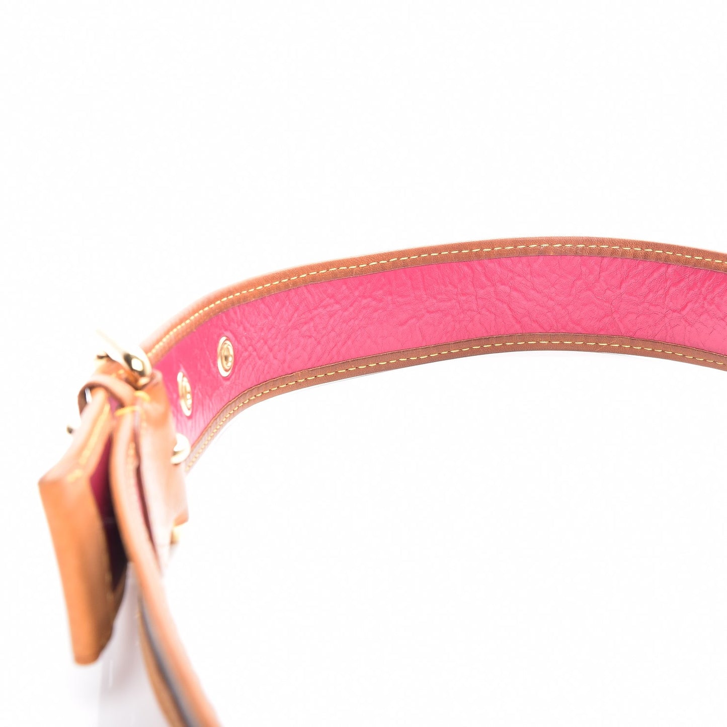 Monogram Perforated Musette Fuchsia