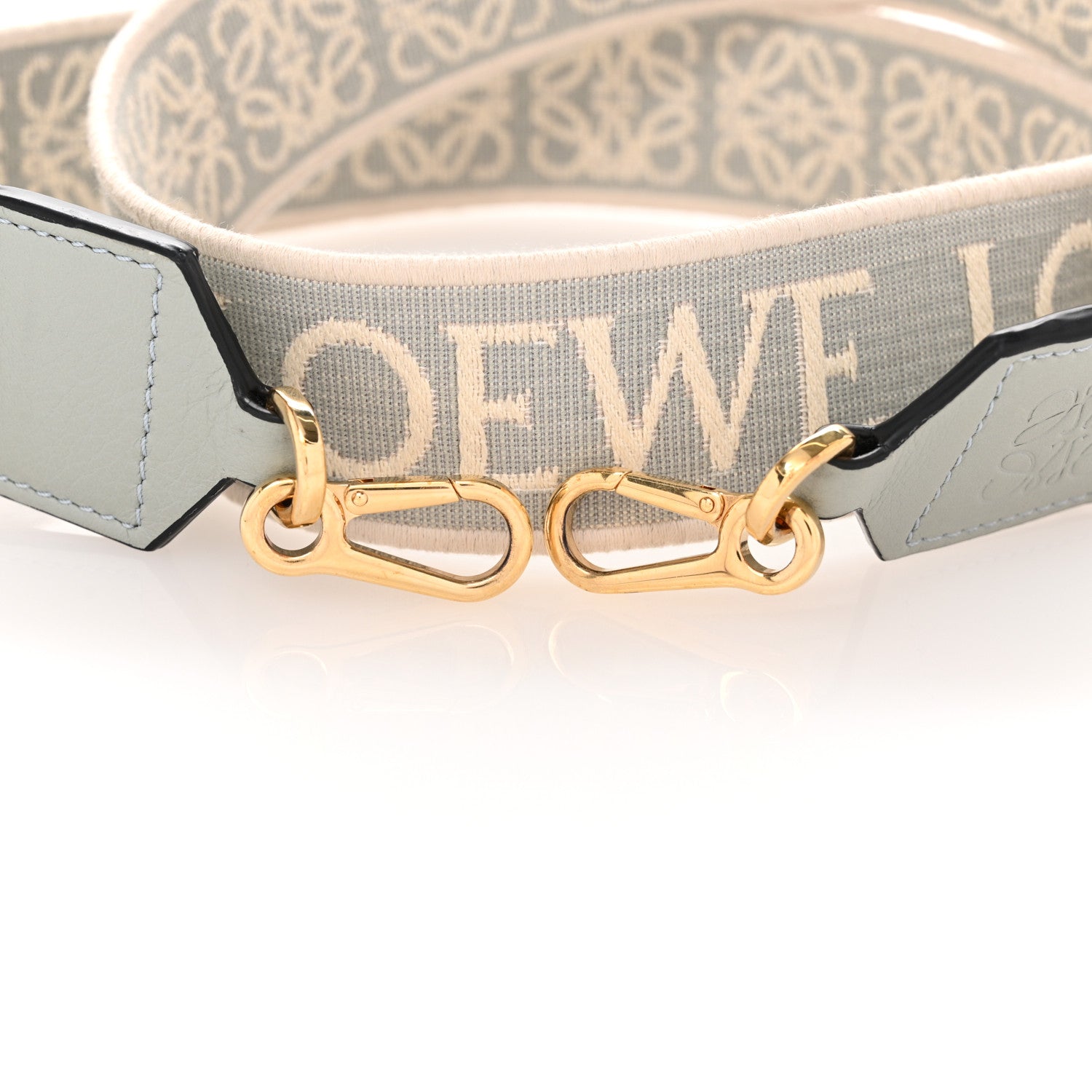 Loewe Calfskin Jacquard Anagram Strap Ash Grey 6 of 6