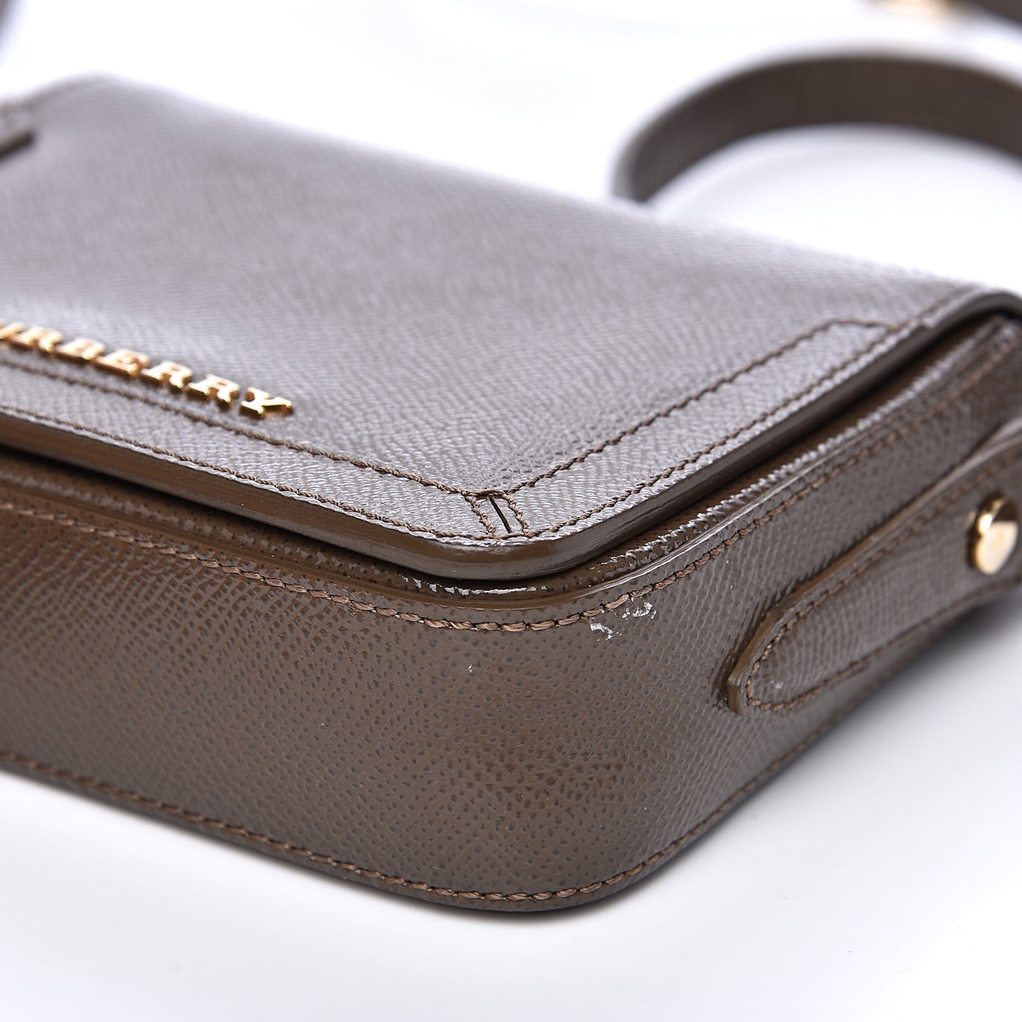 Patent London Mini Berkeley Crossbody Bag Mole Grey
