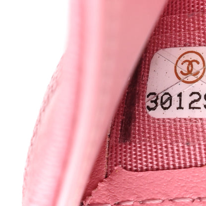 Chanel Caviar Quilted Compact Boy Wallet Pink 8 of 8