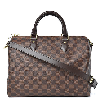 Louis Vuitton Damier Ebene Speedy Bandouliere 30 1 of 11