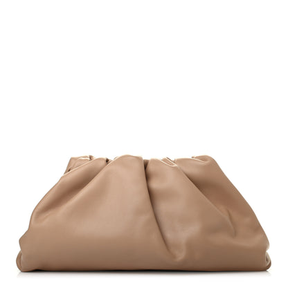 Bottega Veneta Smooth Butter Calf The Pouch Oversized Clutch Nude 1 of 6