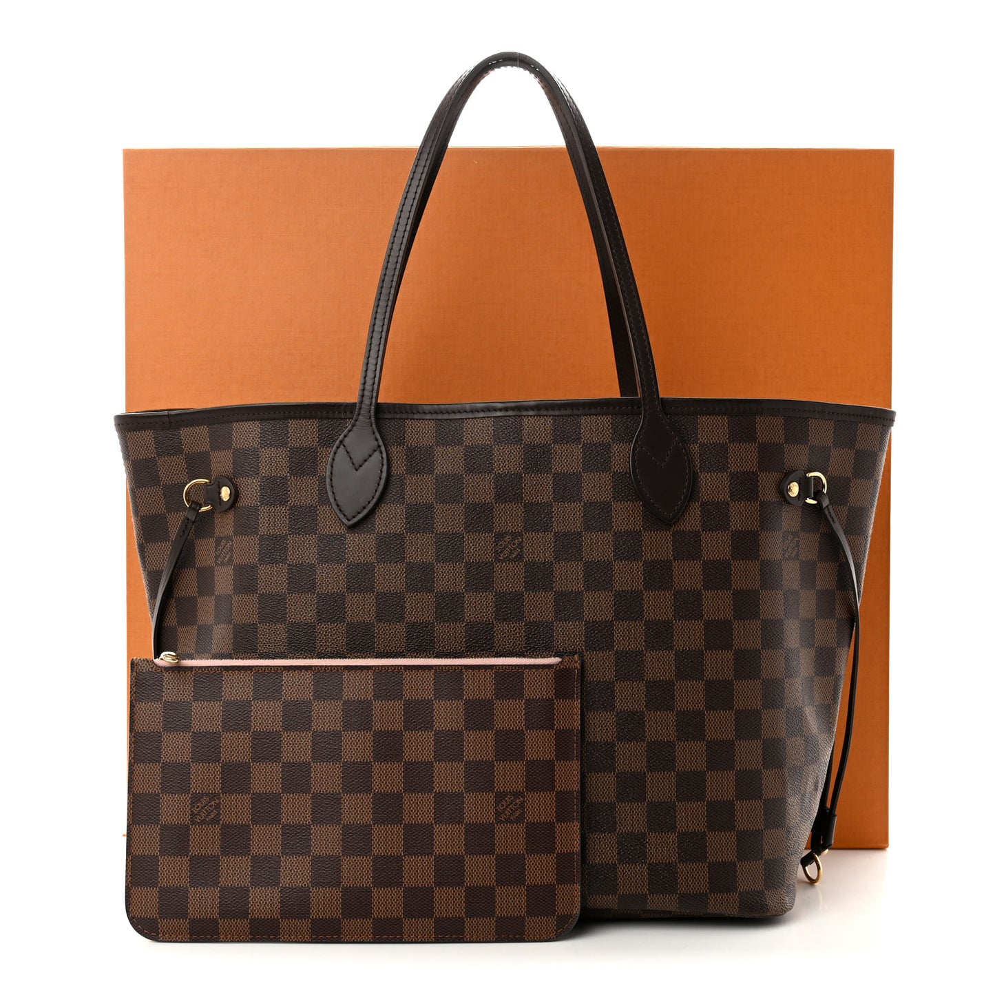 Damier Ebene Neo Neverfull MM  Rose Ballerine