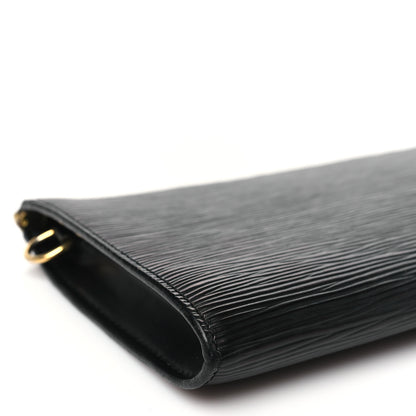 Louis Vuitton Epi Pochette Accessories 24 Black 8 of 9