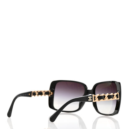 Chanel Acetate Chain Sunglasses 5208-Q Black 4 of 7