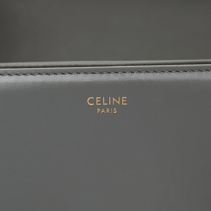 Celine Shiny Calfskin Medium Triomphe Zinc 7 of 12