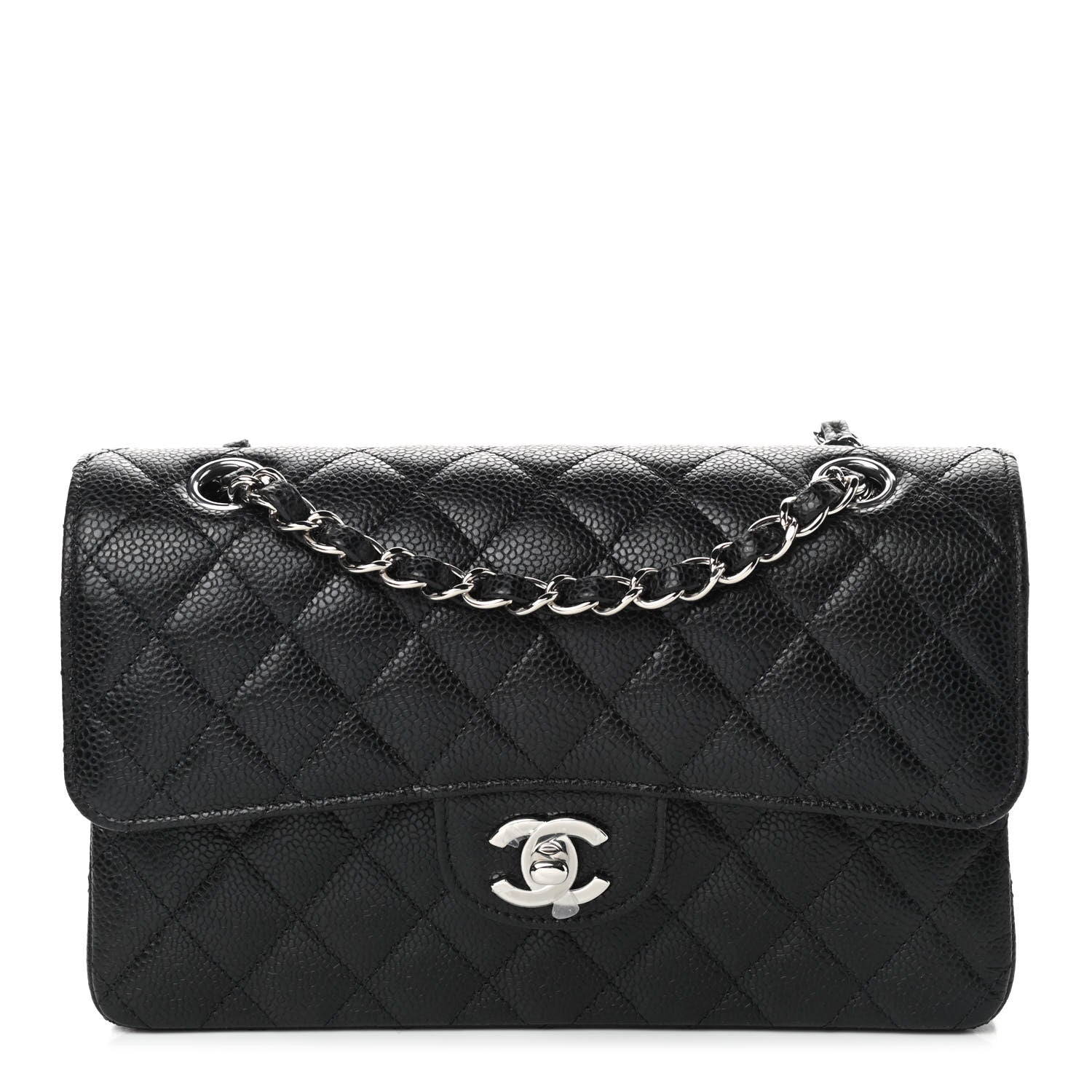 Chanel Caviar Quilted Small Double Flap Black 1 of 8