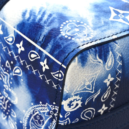 Louis Vuitton Cowhide Monogram Bandana City Keepall Blue 10 of 10