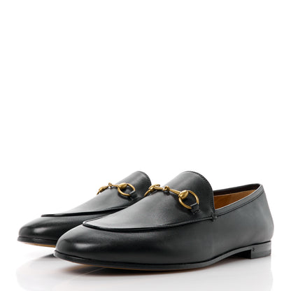 Gucci Calfskin Womens Jordaan Loafers 39 Black 4 of 9