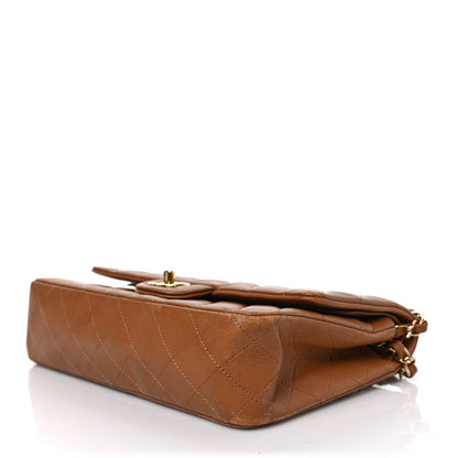 Chanel Lambskin Quilted Medium Double Flap Brown 8 of 10