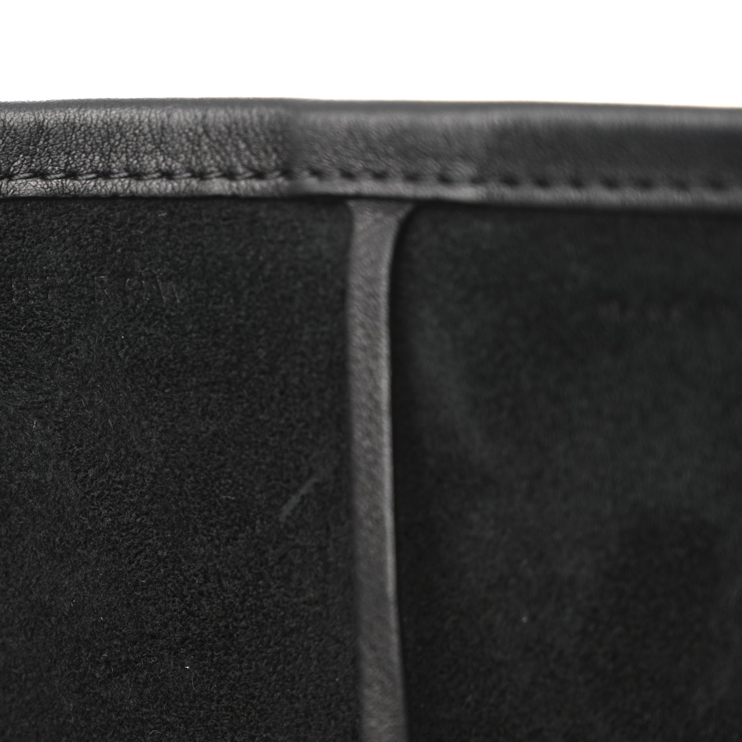 Polished Saddle Calfskin Large N/S Park Tote Black