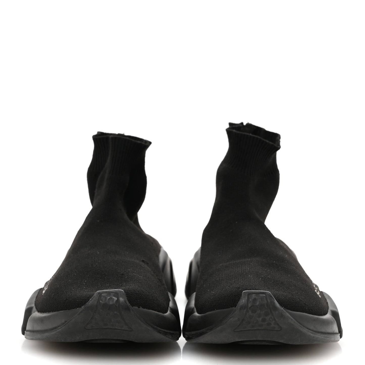 Neoprene Knit Womens Speed Sneakers 37 Black